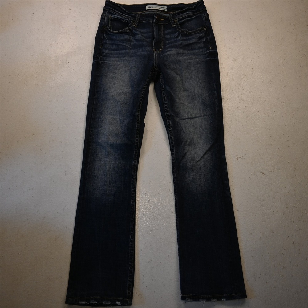 Buckle 26 Gabby Curvy Fit High Rise Tailored Bootcut Dark Denim Womens Jeans